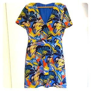 Beautiful funk funky faux wrap dress
